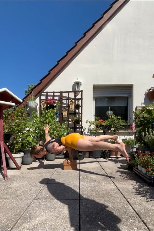 Planche auf der Terrasse