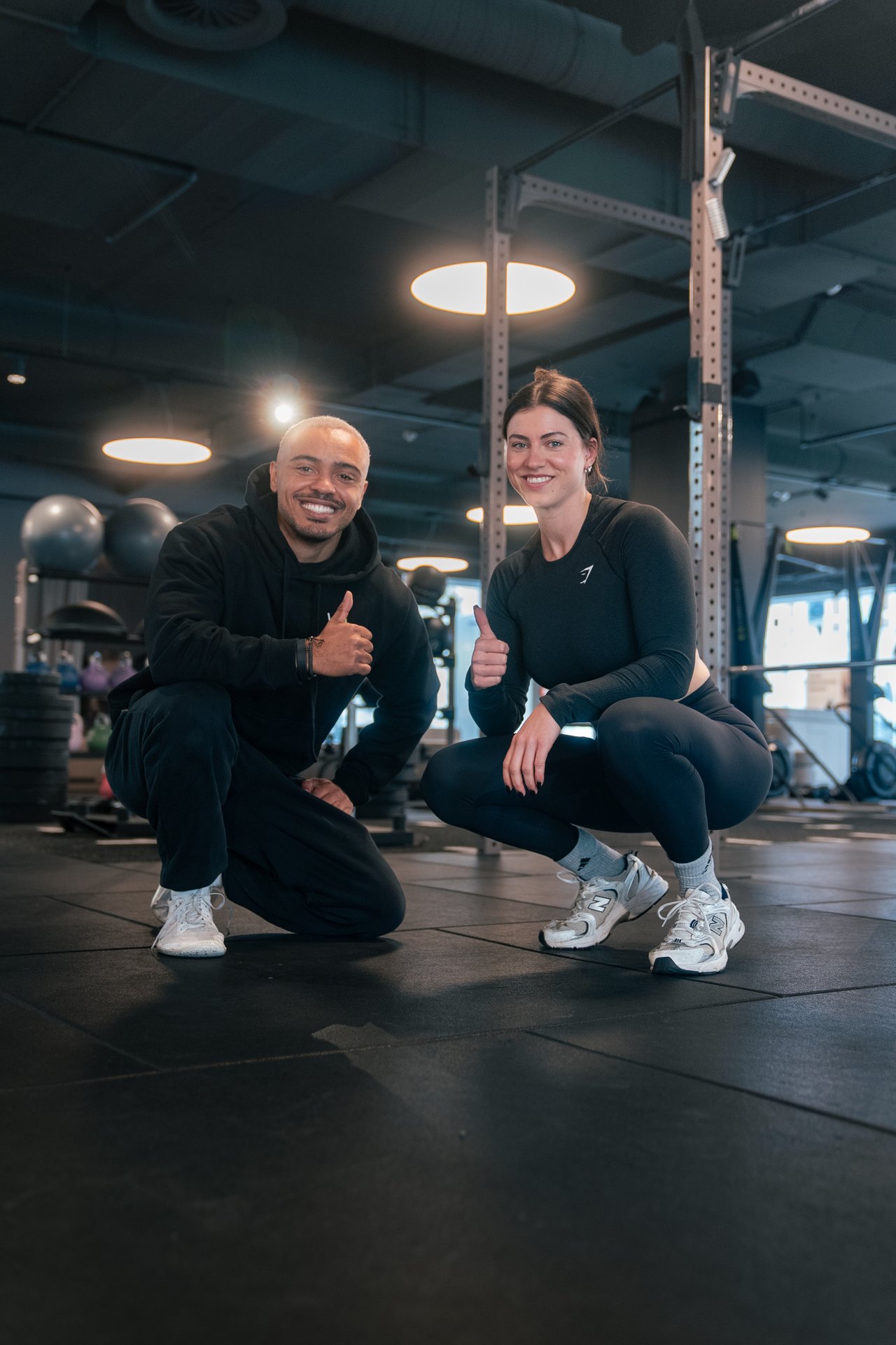 Marcos Da Costa mit einer Klientin im Training