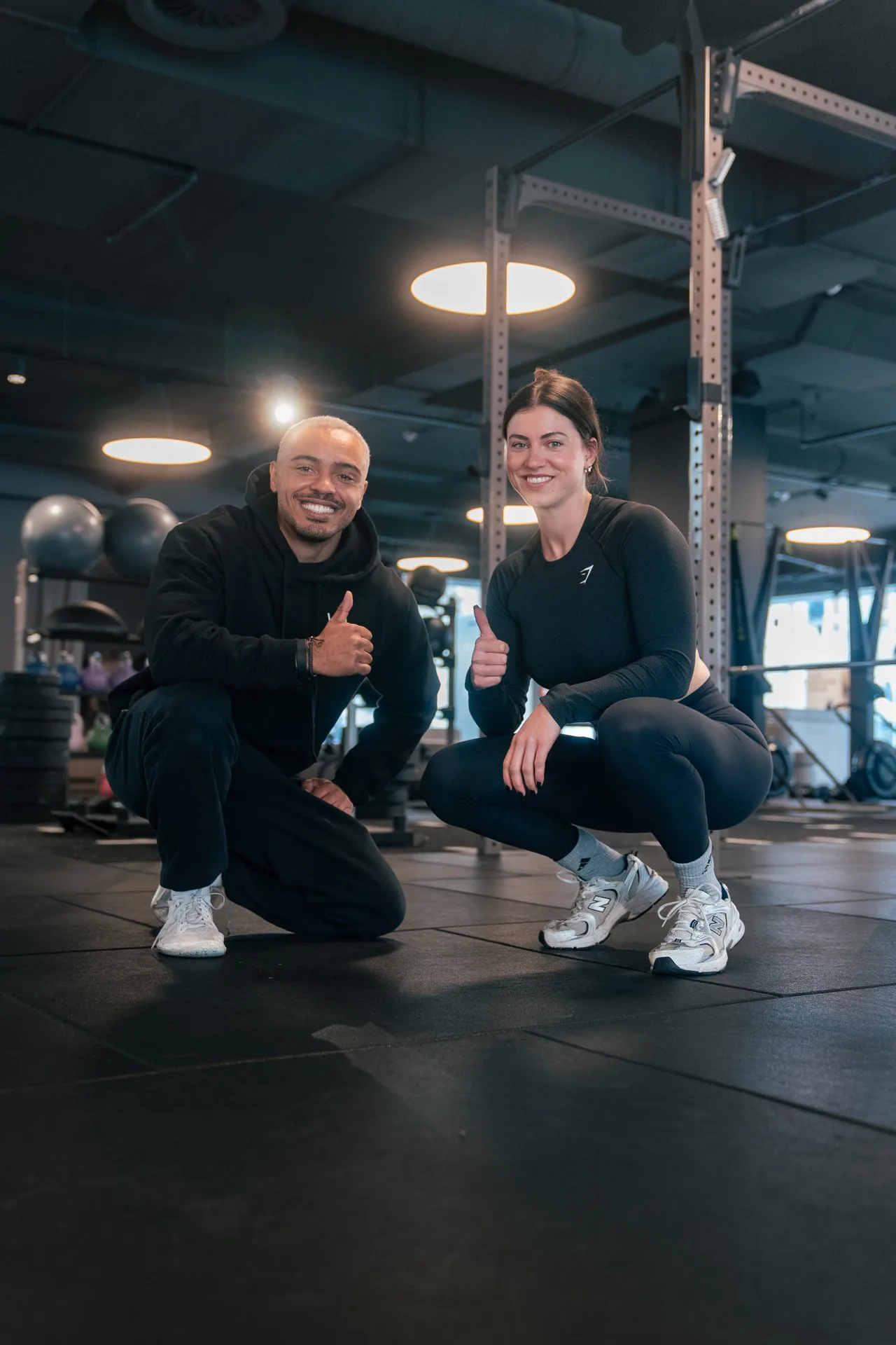 Marcos Da Costa mit einer Klientin im Training